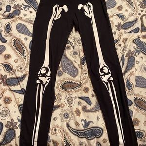 Skeleton leggings